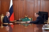 Владимир Путин провёл рабочую встречу с главой Минстроя России Михаилом Менем